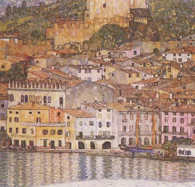 Gustav Klimt Malcesine on Lake Garda (mk20) china oil painting image